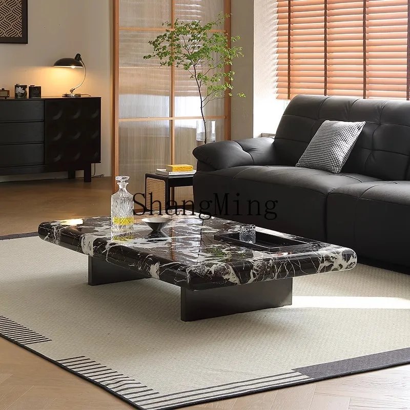 

FG marble coffee table modern minimalist living room household light luxury small apartment rectangular