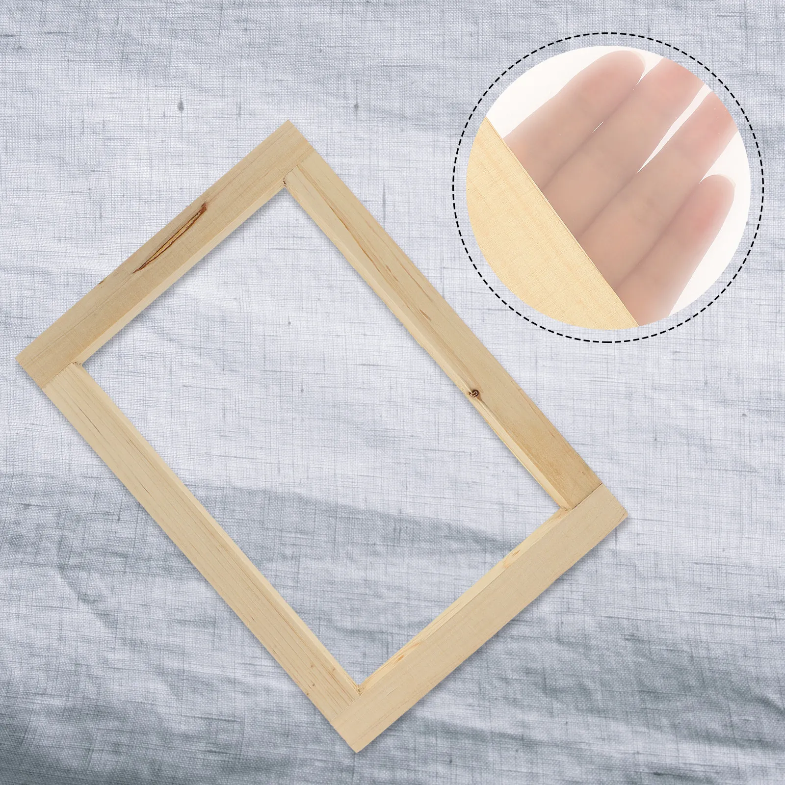 Reusable Diy Supplies Portable Wooden Screen Frame For T-Shirt Fabric Banner Printing Starter Kit Tools Screen Silk Printing