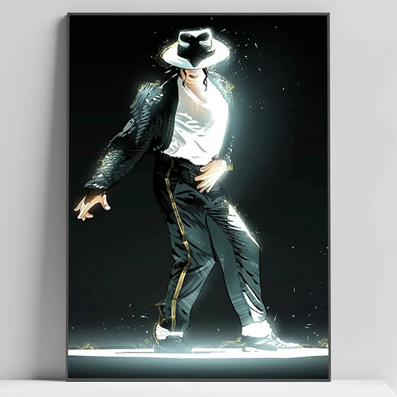 

Famous Singer Michael Jackson Poster Aesthetic Room Decoration Decorative Paintings Home Posters for Wall Art Print Decorations