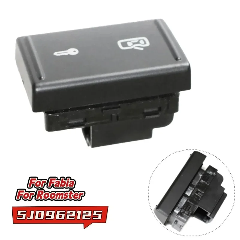 

5J0962125 For Fabia For Roomster 2006-2015 Car Central Door Lock Control Switch Controlling Button Direct Replacement Car Parts
