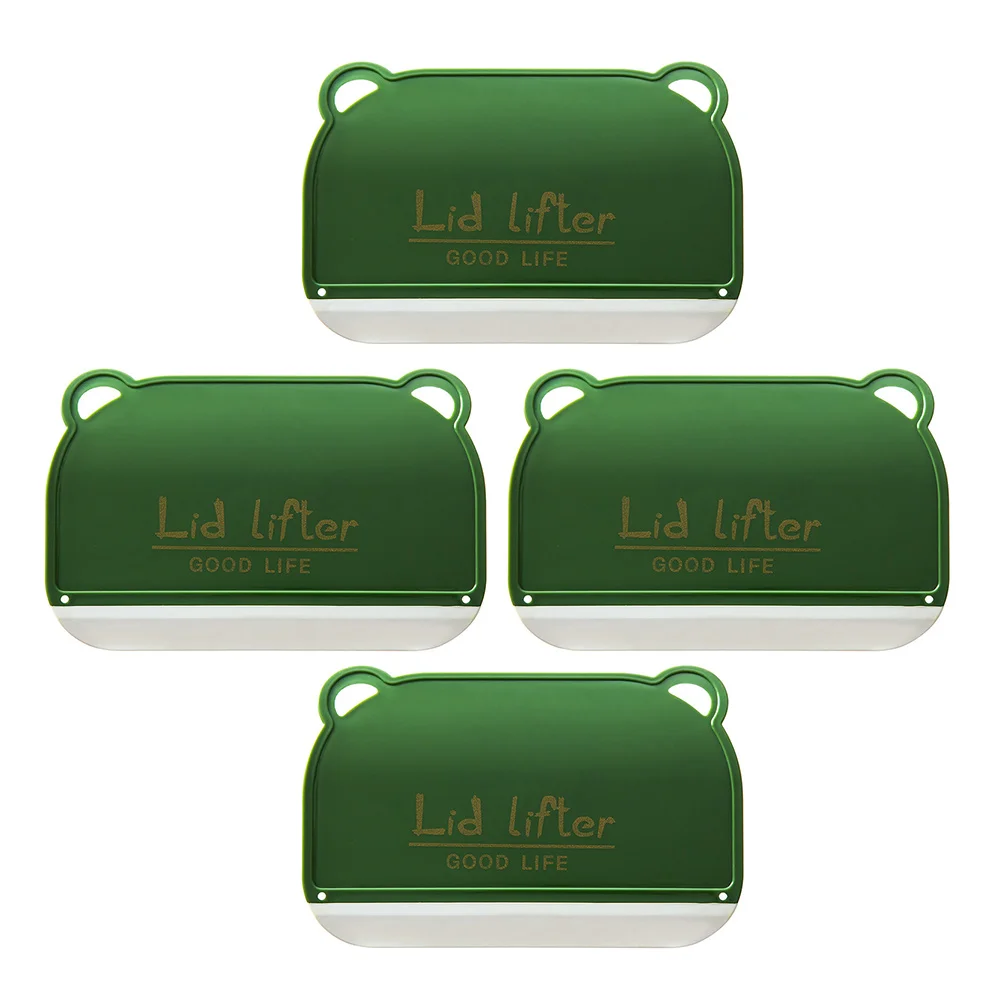 

4Pcs Bear Style Glass Cleaning Scrubber Shower Squeegee Flexible Wear Resistant Window Bathroom Car Glass Use