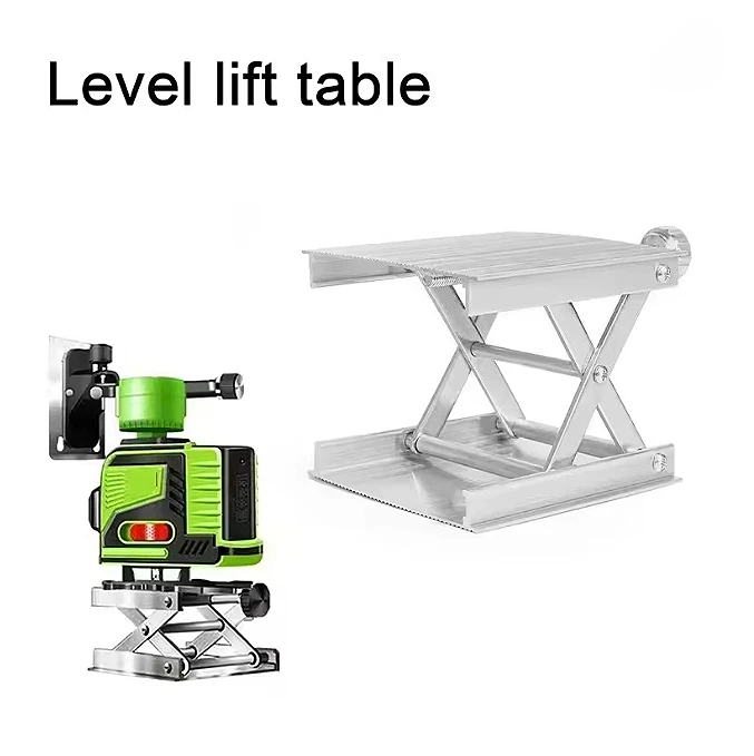 

Подъемная стойка из алюминиевого сплава, кронштейн с регулируемой высотой, подставка для выравнивающего станка, 16-линейный горизонтальный настенный монтаж для инструментов
