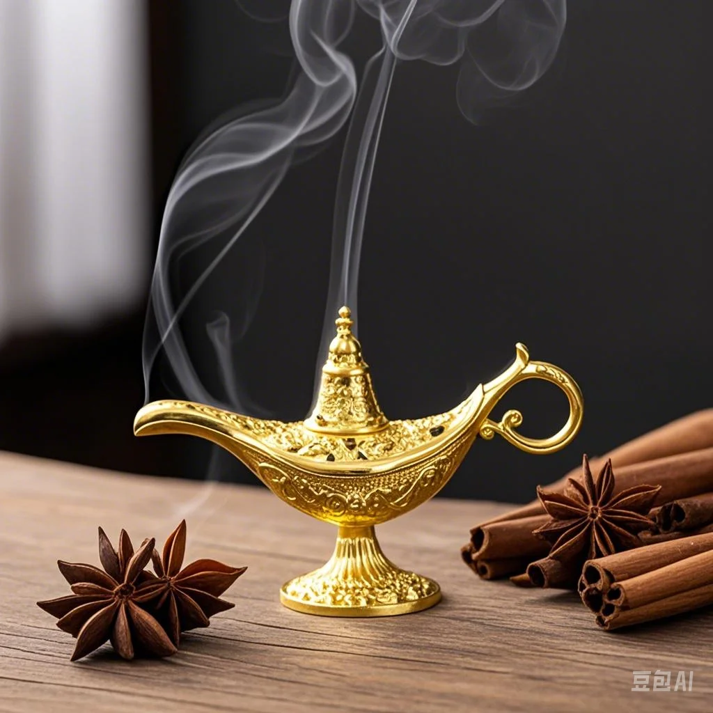 1PC NEW Alloy Hollow Legend Aladdin Magic Genie Lamps Incense Burners Retro Wishing Oil Lamp Home Decor Gift