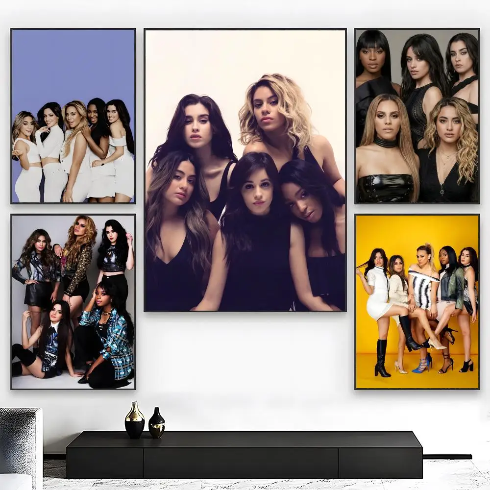Póster de Singer F-Fifth Harmony utilizado para decoración de paredes de la habitación del hogar, sin marco