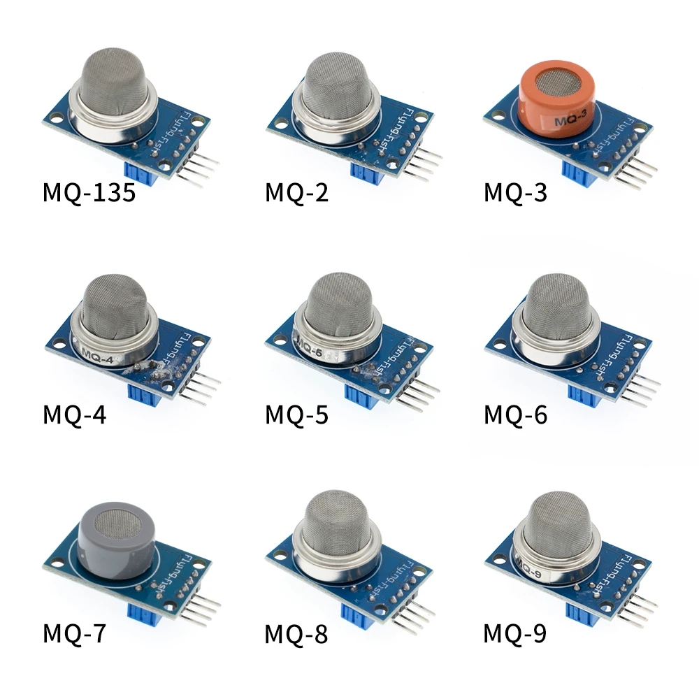 MQ-2 MQ-3 MQ-4 MQ-5 MQ-6 MQ-7 MQ-8 MQ-9 MQ-135 Detection Smoke methane liquefied Gas Sensor Module for Arduino Starter DIY Kit