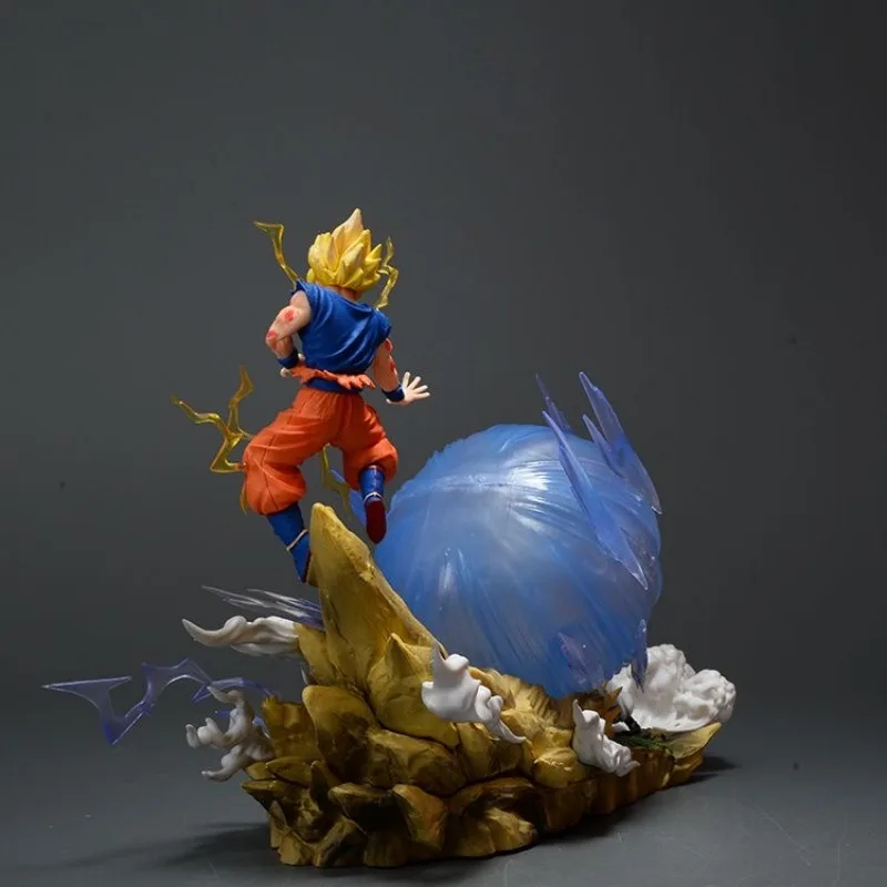 Anime Dragon Ball Z Majin Buu Vs Son Goku Figurka 22CM GK Pvc Figurki akcji Kolekcja statuetek Model Zabawka Prezenty