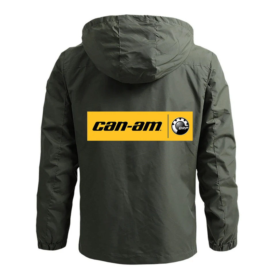 Sweat à Capuche Homme Can-Am 3D Numérique – Imprimé Complet Zippé – Veste Décontractée Tendance Streetwear