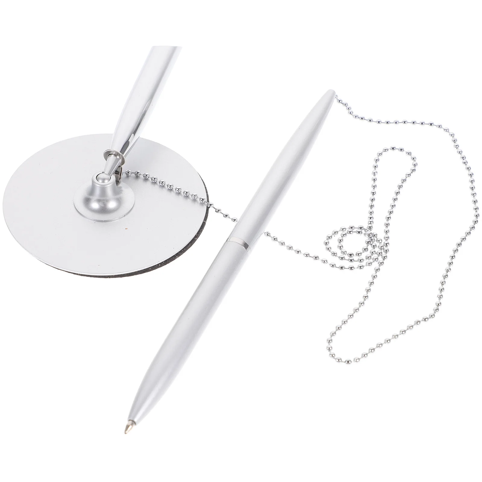 

1pc Premium Metal Pen For Office Counter Service Smooth Writing School Ballpoint Ball Pen Stationery Home Stationery No Screws