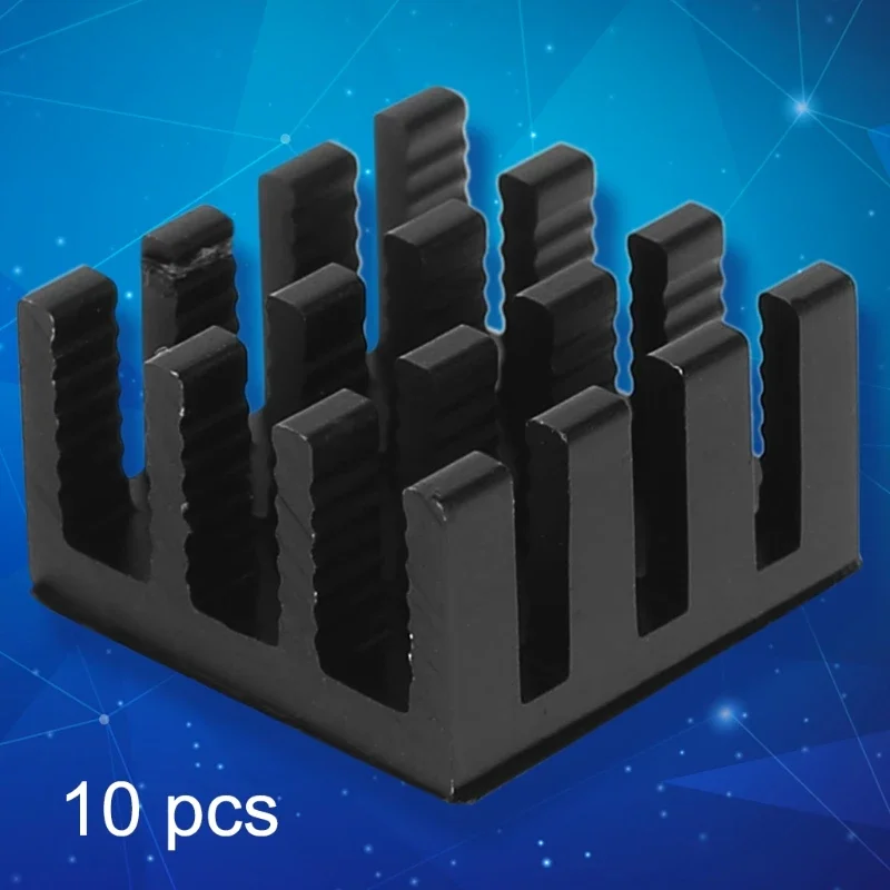 10pcs Computer Cooler Radiator Aluminum Heatsink Heat sink for Elecnic Chip Heat dissipation Cooling Pads 14*14*8mm