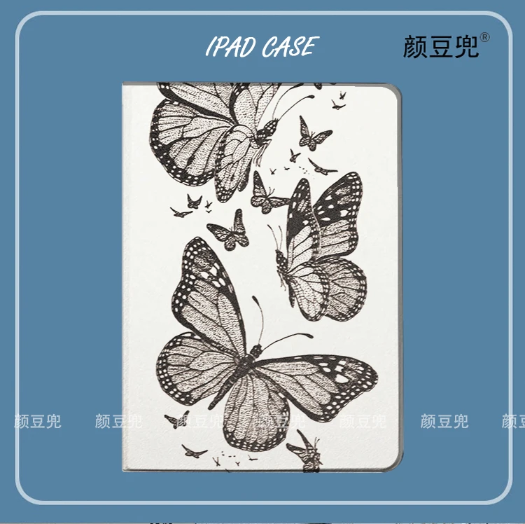 

Monarch Butterflies Anime Case For iPad 10.2 8th 10th Air 2 3 Mini 6 5 Case Luxury Silicone For iPad Air 4 5 iPad Pro 11 12.9 in