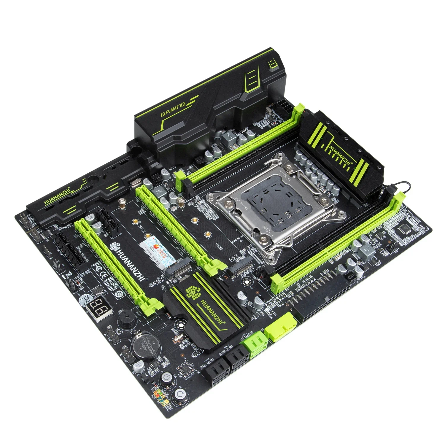 Huananzhi X79 motherboard LGA2011 DDR3 USB3.0 SATA3 PCI-E M.2 SSD support REG ECC memory and Xeon E5 processor
