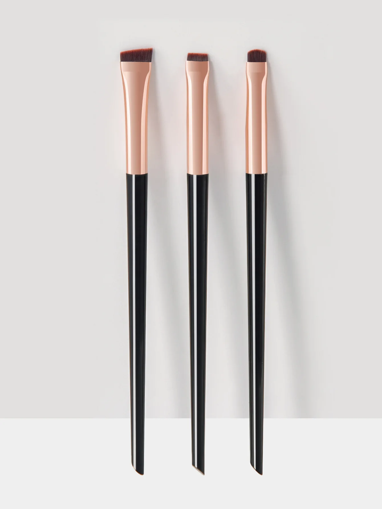 3-delige wenkbrauw- en ooglijnborstels, ultradunne oogschaduwborstels