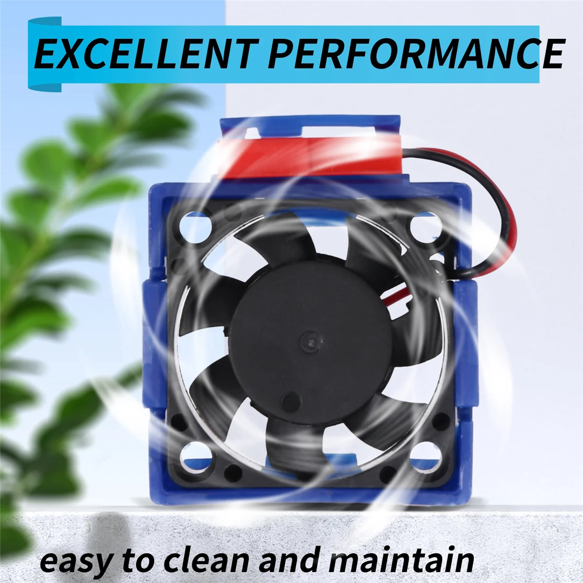 

Better Quality VXL-3s ESC Cooling Fan and Motor Dual Fan Set Compatible with for Traxxas Slash 4x4 Stampede 4x4 Rustler Blue