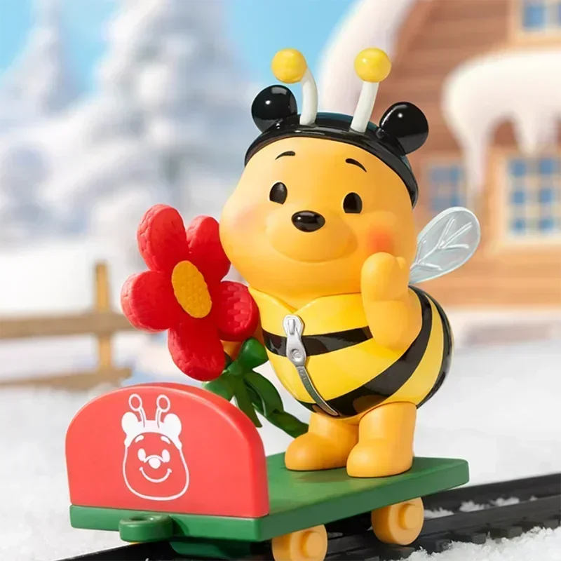 

POP MART Disney Винни Пух, подарочная поставка, серия, модная слепая коробка, игрушки, загадочная коробка, сумка для догадок, экшн-фигурка-сюрприз