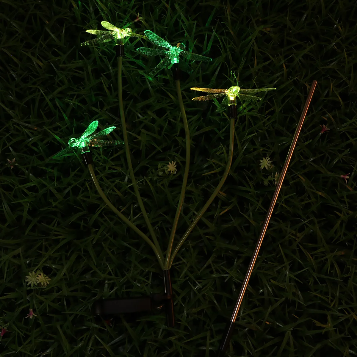 

LED Color-changing Lawn Light Garden Landscape Solar Ground Plug Warm White Blue Outdoor Lighting