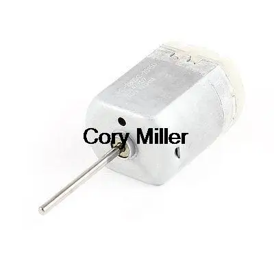 DC 12V 81mA 11800RPM Speed Long Shaft 2mm Diameter Axle Micro Motor Replacement