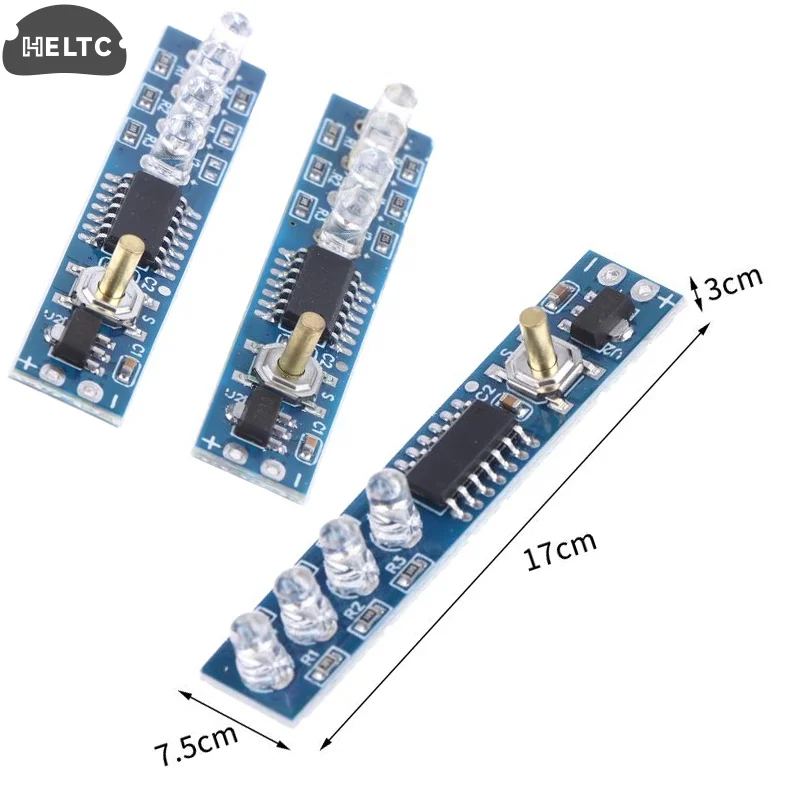 10Pcs Plastic  1-4S Single 3.7V 18650 Lithium Battery Capacity Indicator Module Percent Power Level Tester LED Dsplay Board 2S