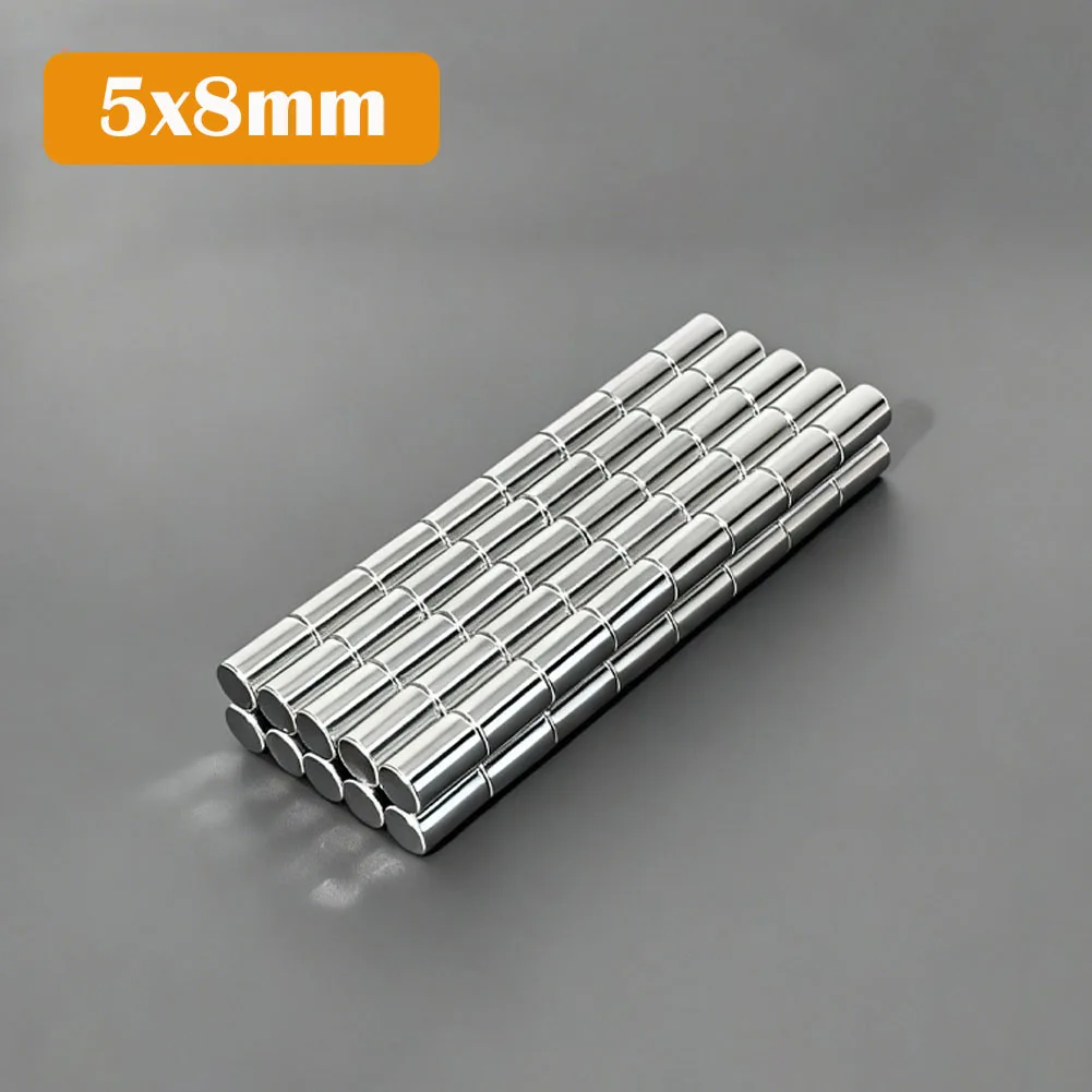 

Магниты неодимовые N35, 5x8 мм, круглые, сверхмощные, постоянные, NdFeB, для холодильника, магнитные DIY-проекты