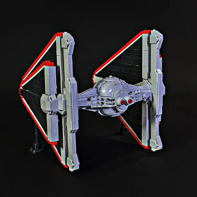 Tie Fighter Belati 1518 Buah Panduan PDF Tanpa Stiker Set Mainan Pendidikan Blok Bangunan untuk Hadiah Anak-anak