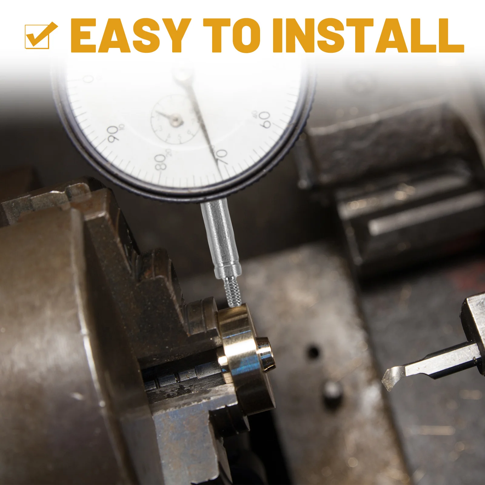 

1Set Dial Indicator Extension Stem Rod Stainless Steel Extension for Reliable Measurement Tools Accessory