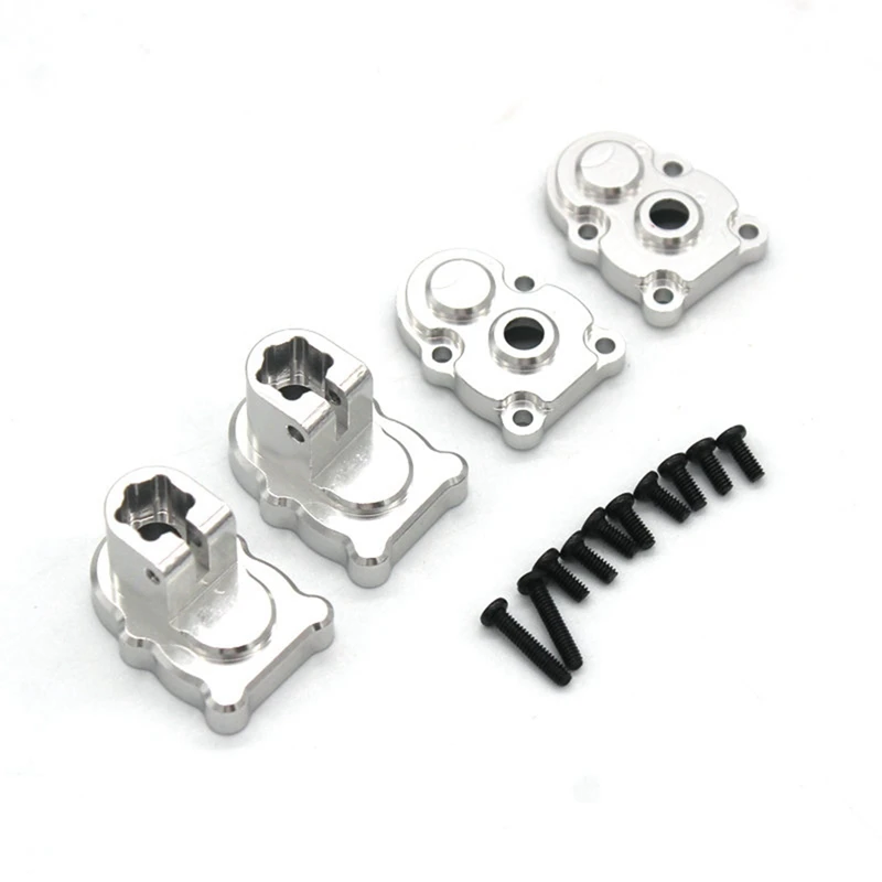 1 Set For FMS FCX24 Metal Rear Portal Housing Counterweight 1/24 RC Crawler Car Upgrades Accessories 4