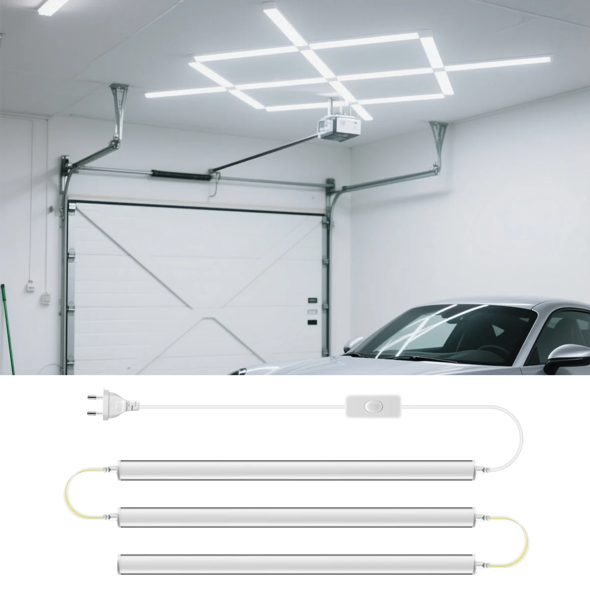 15W T5 1-6pcs LED Light Bar 50cm Kitchen Garage Livingroom Lighting 220V Fluorescent Replacement,Energy-Efficient LED Tube