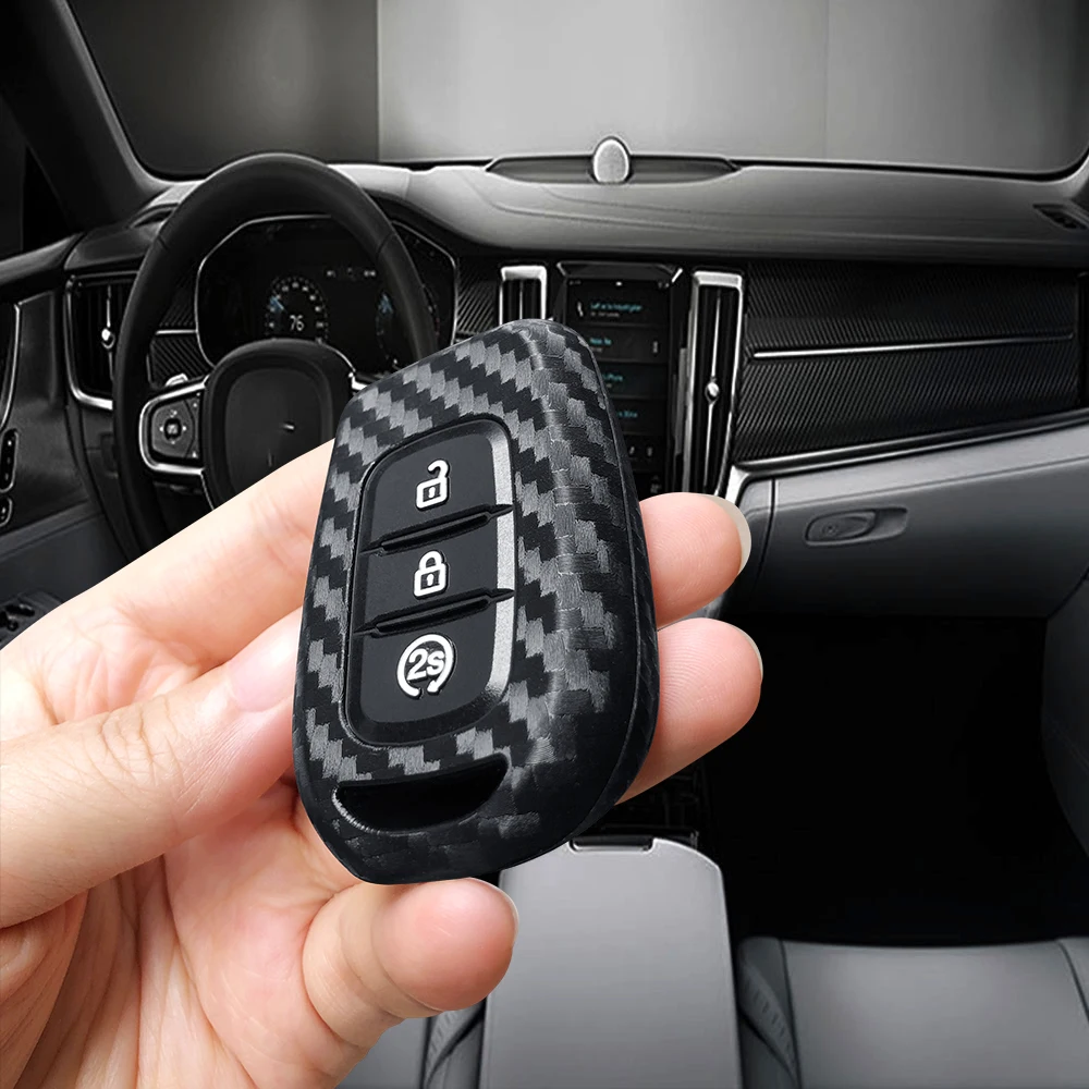 Caso chave do carro de silicone para Renault, tampa Fob, protetor remoto, Clio 5, Logan Stepway, TWingo, SS2, Talismã, espanador, Dacia Logan