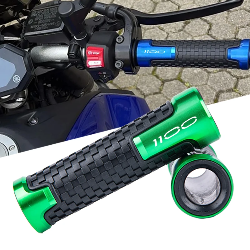 دراجة نارية المقود القبضات CNC الألومنيوم المطاط اليد الدافع القبضات 2026 لكاواساكي Z1100 SE SX Versys 1100 SE Versys 1100SE #1
