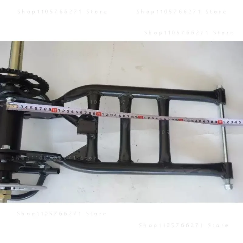 Extended Rear Swingarm Suspension Rear Axle Replacement Fit Tricycle Four Wheel Go Kart ATV Flat Rear Fork Parts