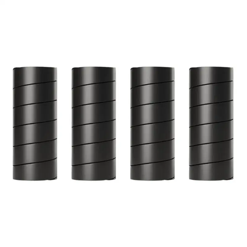 652F 30cm Black Not Slip Silicone Pad 4pcs for Chair & Table Legs Stays In Place