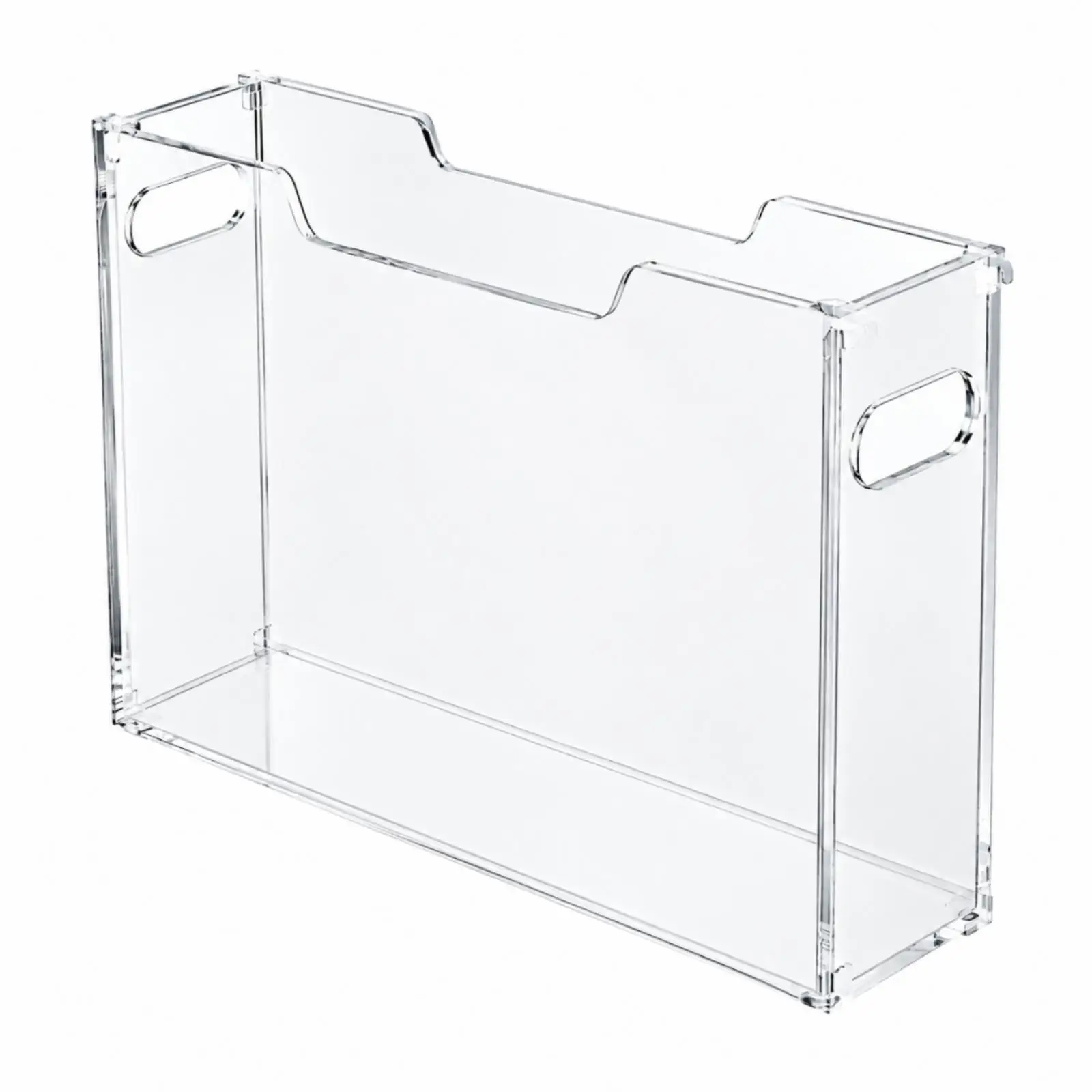 Transparent Hanging File Folder Organizer Desk Mount Storage Rack for Office Paper Documents Home Workspace
