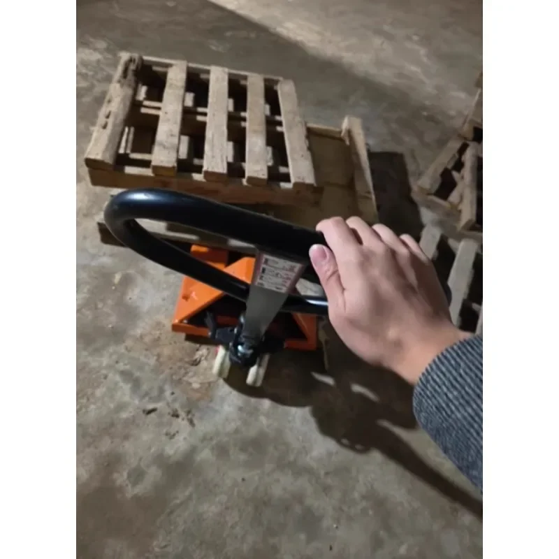 PeiqiForklift ناقل هيدروليكي يدوي 2/3/5 طن مستودع الأرض الثور رافعة البليت رافعة شوكية اليد دفع وسحب مقطورة الرفع #2