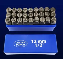 Steel Die Metal Stamping kit Punch Tool Number Letter Alphabet Stamps Tools DIY Jewelry Gold Silver Metal leather LOGO Stamp