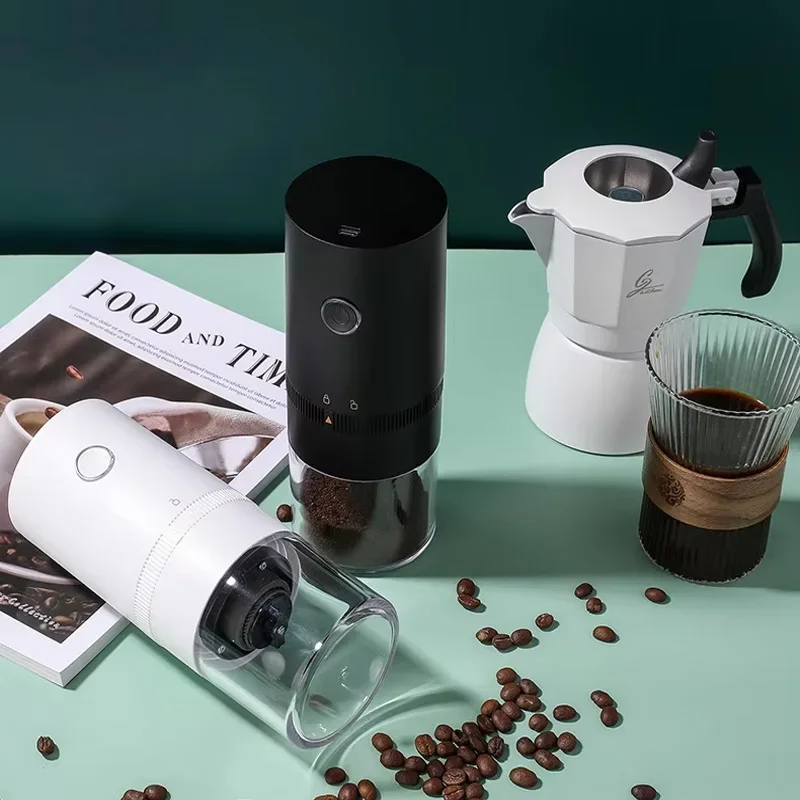 다기능 미니 전기 커피 연마기, USB 충전 연마기, 휴대용 가정용 무선 커피 콩 연마기