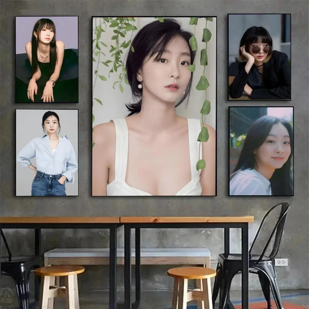Actress Individual Kim Da Mi Poster Painting Wall Art Mural for Living Room Home Decor and Gifts