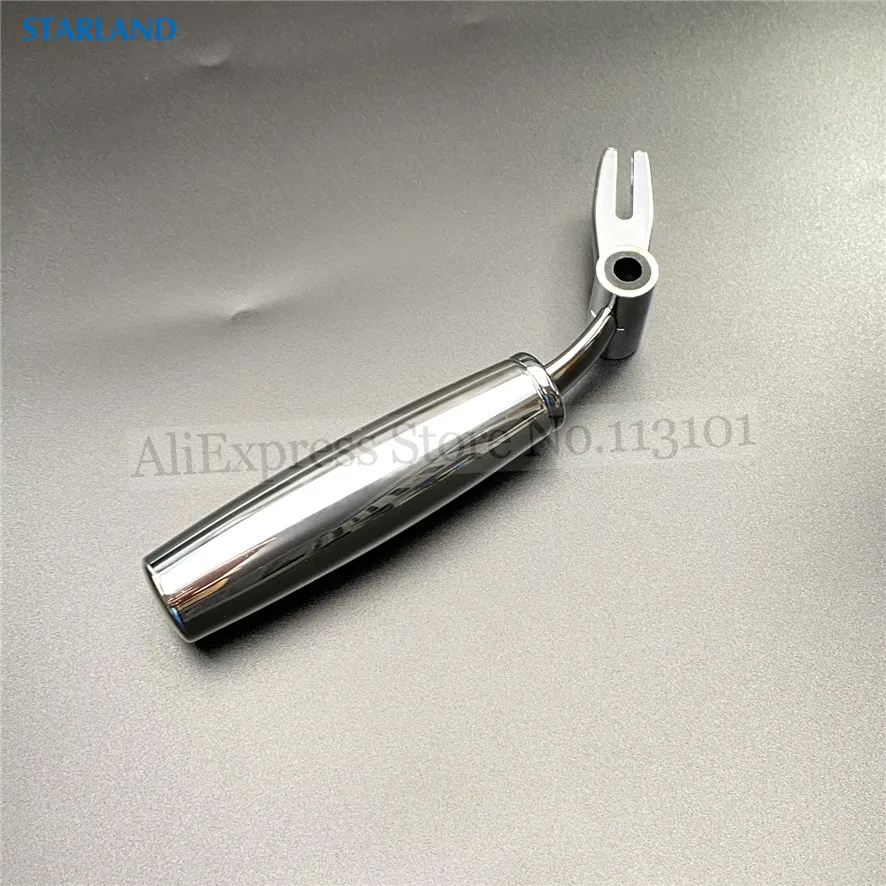 One Silver Color Metal Hand Grip New Fitting Part Handle Lever Of Soft Ice Cream Machines Accessory