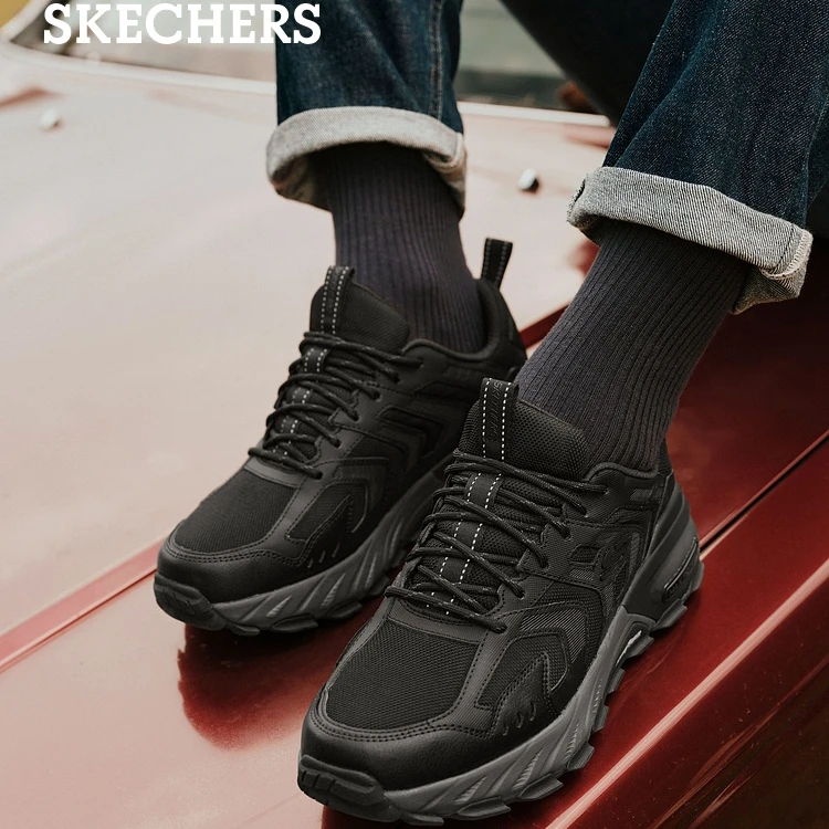 Skechers Outdoor Running Shoes Men ARCH FIT RECON Anti-skid Hiking Camping Sport Male Footwear Trekking Sneakers tenis masculino