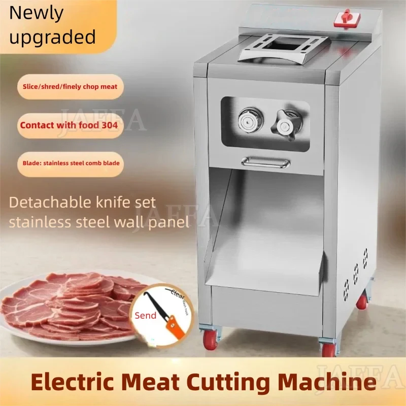 Commercial Food Cutting Machine Stainless Steel Food Cutter Machine High Speed Meat and Vegetable Cutting Machine