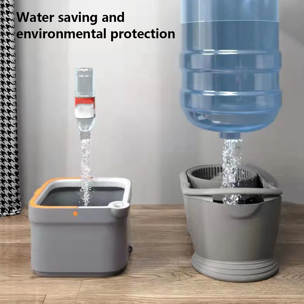 

Бытовая швабра для чистки, разделение воды, 4/6/8/10 шт., тряпка для швабры, вращающаяся на 360 градусов автоматическая швабра для пола, самоочищающаяся швабра из микрофибры