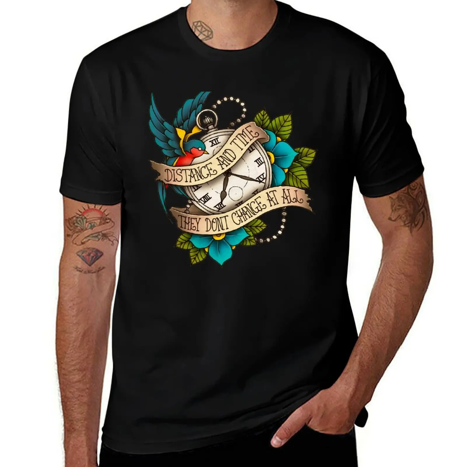 Distance and Time T-Shirt Minimal Art Print T-Shirt