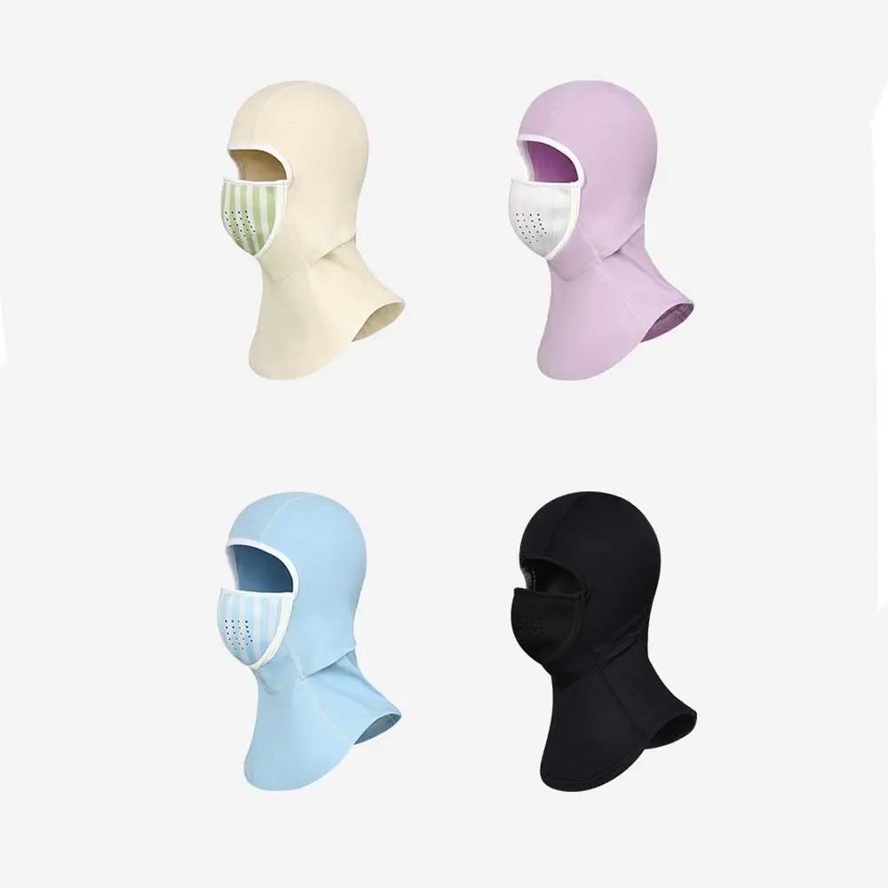 Thickened Fleece Kids Magnetic Ski Balaclava Windproof Cold Resistant Winter Face Mask Breathable Fleece Lined Warm Hood