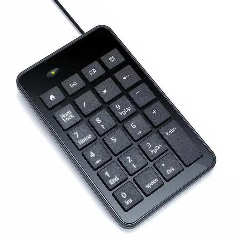 

23 Keys Mini USB Wired Digital Keyboard Mini Numeric Keyboard Accounting Bank Finance Keyboard for Notebook Desktop