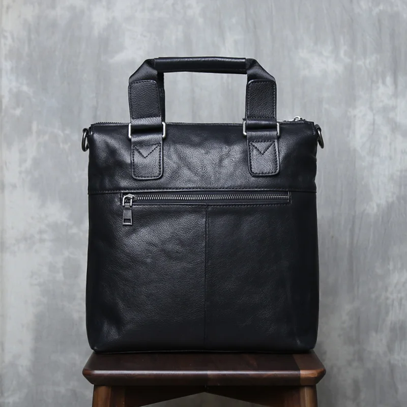 

Мужская деловая сумка через плечо из воловьей кожи с верхним слоем, кожаная сумка через плечо, портфель, большая вместительная сумка для документов, модная