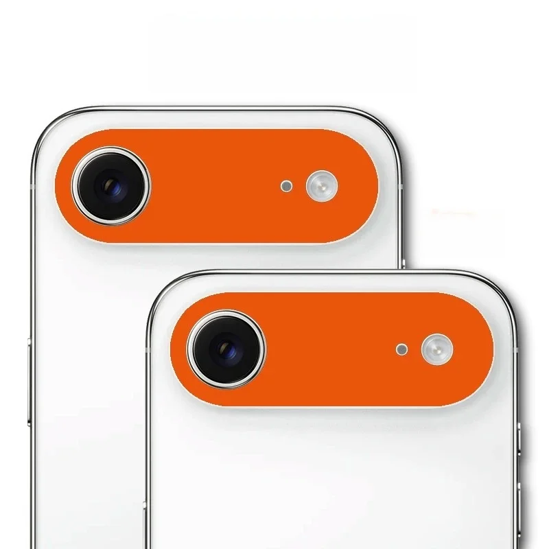 Lot de 2 protections d'objectif intégrales 17Air, autocollant mat dépoli pour objectif d'appareil photo, film de protection couleur pour iPhone 17 Pro Max 17Pro