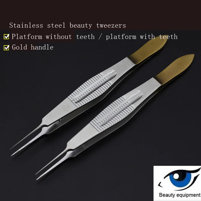 Ophthalmic surgery tools, toothed eyelids, double eyelid embedding, cosmetic plastic tissue, fat, microscopic tweezers