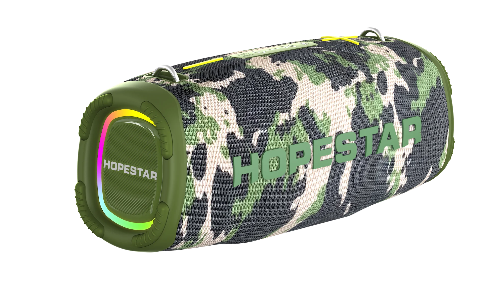 A6Max Hopestar Portable Outdoor Wireless Speaker High Sound Quality Stylish Subwoofer With Mini LED Waterproof TWS