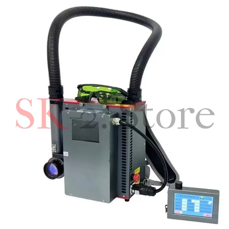 New Model Laser Cleaner for Cars Used for High Altitude Rust Removal 100w Pulsed Laser Cleaning Machine