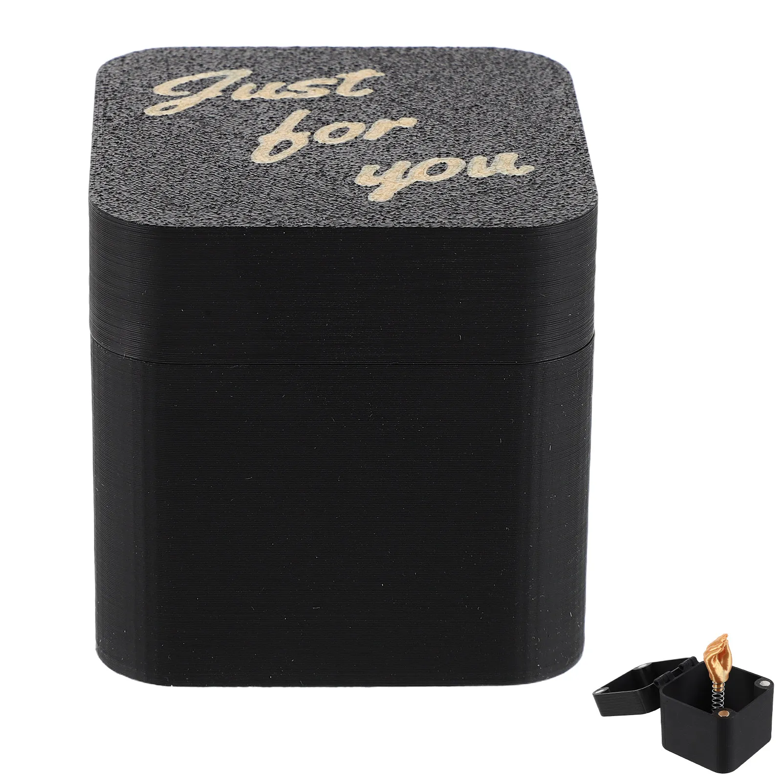 Caja de broma con dedo a presión, accesorio de broma para el Día de San Valentín, regalo sorpresa emergente para fiestas, artículos de broma para cumpleaños y oficina