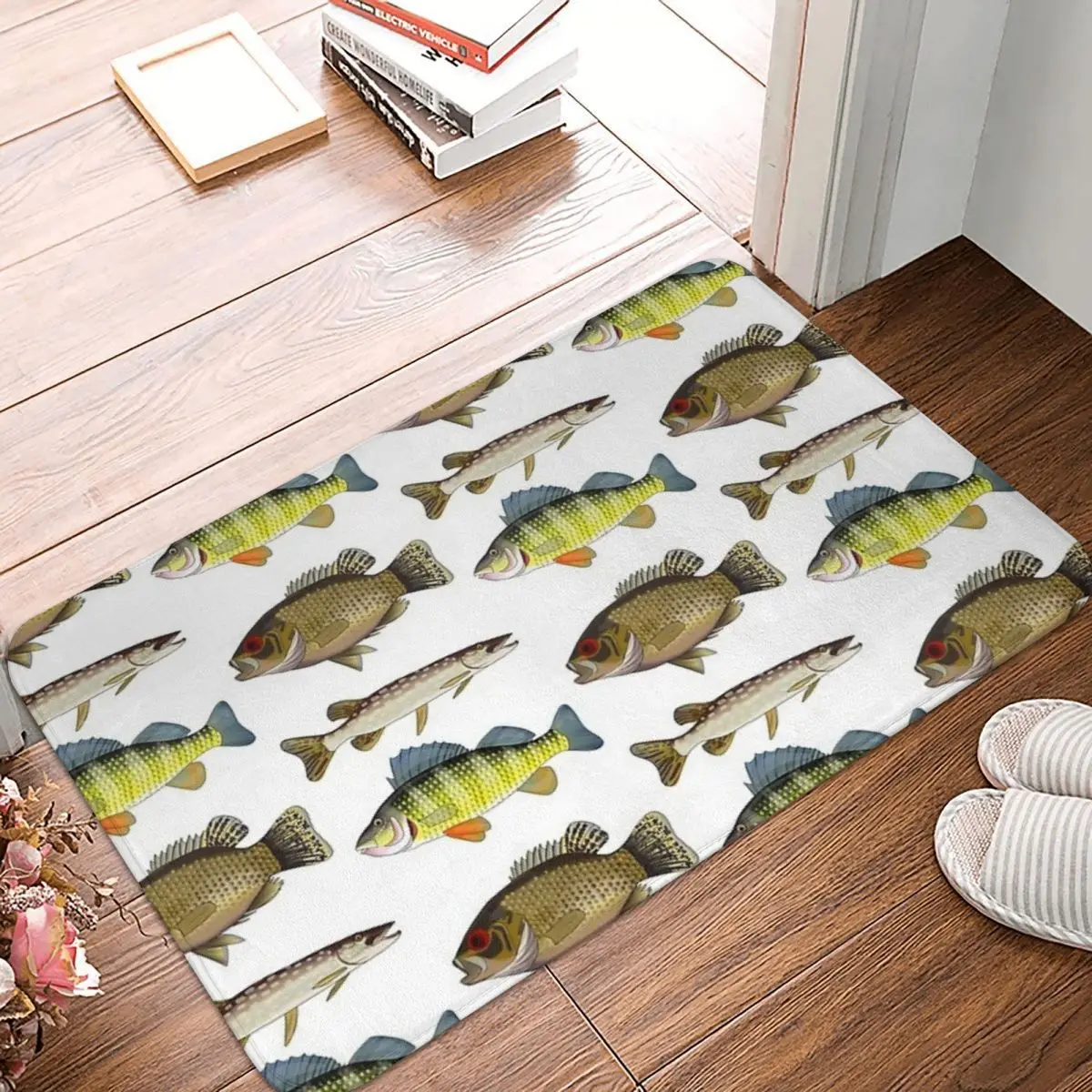 

Ковер Lake Fish Trio 40x60 см, Полиэстеровые напольные коврики, популярный Противоскользящий домашний декор