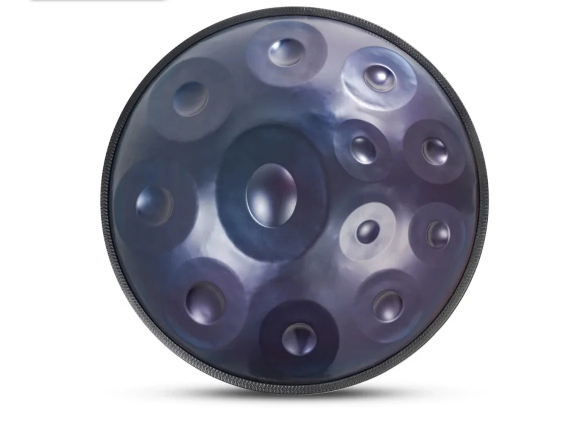 Handgemaakte Handpan D Kurd D Amara 9-17 Noten Raysen Stalen Handpan Drum 22 Inch 440Hz 432 Hz